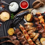 Various meats on Cast Iron Griddle For 700 Series