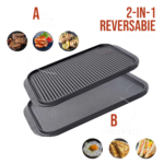 Cast Iron Griddle For 700 Series 2-in-1 reversible cast griddle