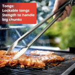 Z GRILLS Heavy Duty BBQ Grilling Tools Tongs