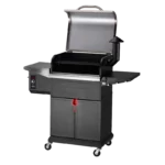Pellet Grill Flame Elite 600D3E – Gen 2 Lid Open